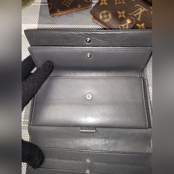 ❤️ Louis Vuitton Metallix Gray Monogram Matte Vernis Wallet - Picture 6 of 13